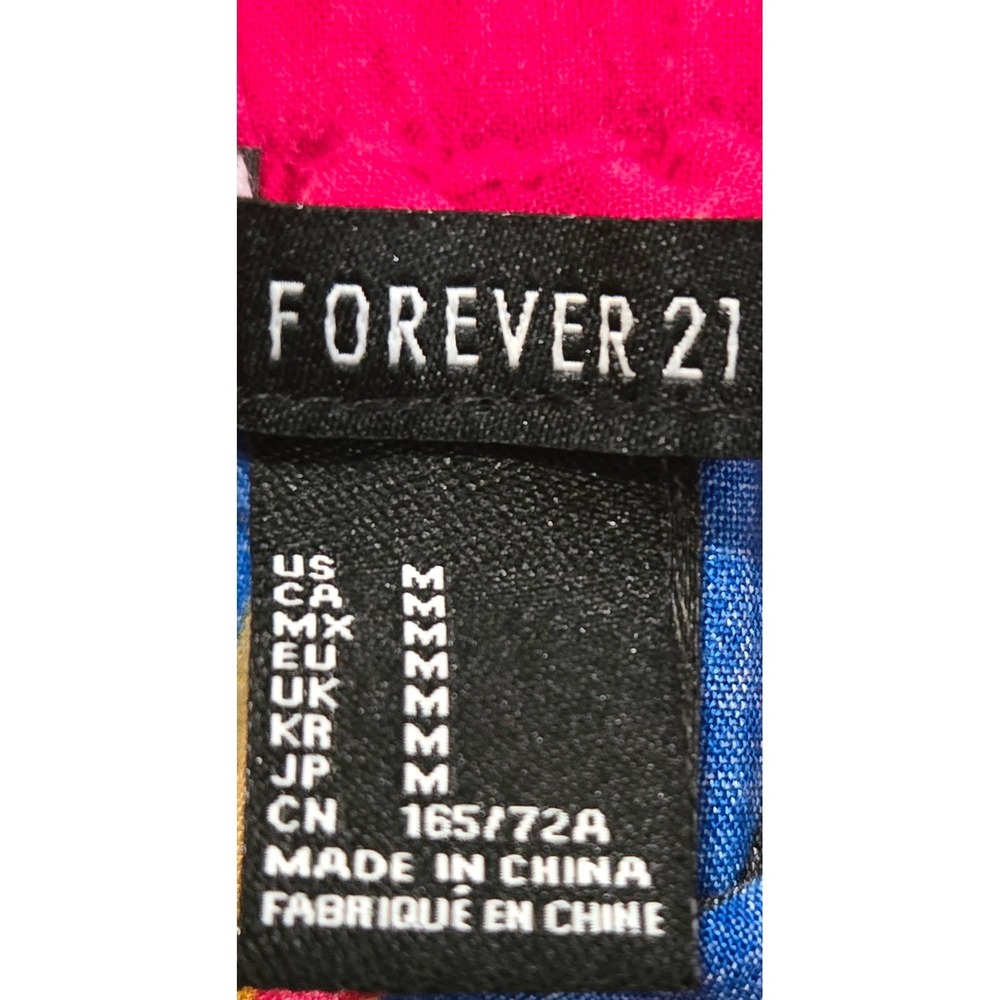 Stunning, Boho, Tribal Print, Rayon, Maxi Skirt in Black, Pink & Blue, Sz Med - Picture 4 of 6